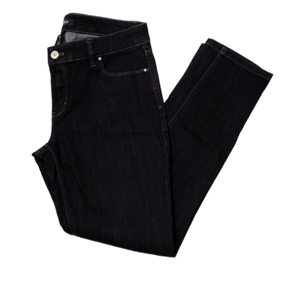Black WHBM Slim Ankle Jeans w/ Glitz 6 Regular